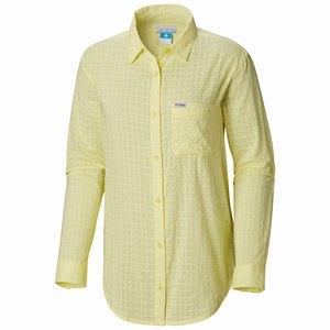 Columbia PFG Sun Drifter™ II Långärmad Tröja Dam Gula (MYHPC3027)